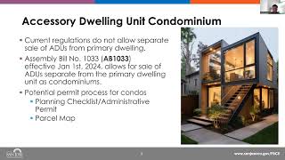 Community Meeting Presentation on Latest Zoning Ordinance Update PP23-007