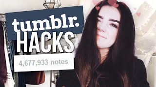 EASY TUMBLR HACKS! | How to Get Followers on Tumblr! | SammieSpeaks