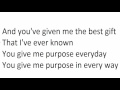 Justin Bieber - Purpose Lyrics 