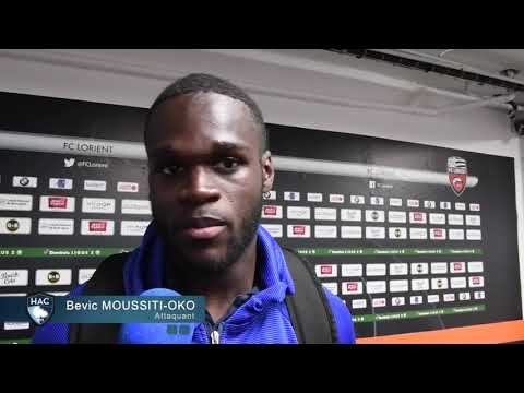 Après Lorient - HAC (0-0), réaction de Bevic Moussiti-Oko