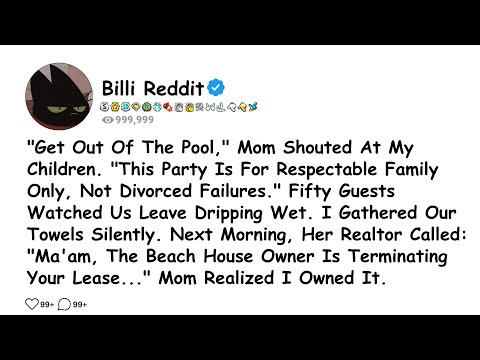 "Get Out Of The Pool," Mom Shouted At My Children. "This Party Is For Respectable......