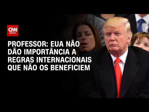 EUA não dão importância a regras internacionais que não os beneficiem, diz professor | HORA H