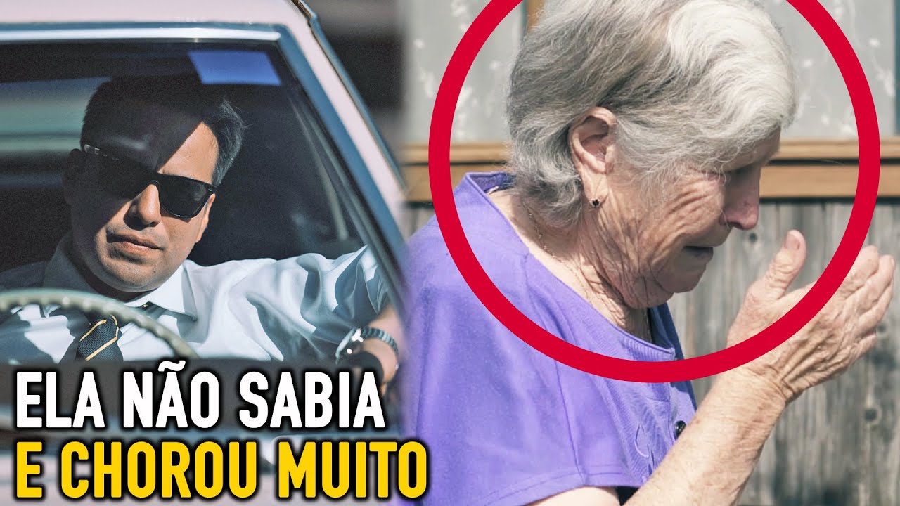 O genro dela dirigiu até um asilo pra interná-la. Ela saiu do carro e entrou em choque 😢