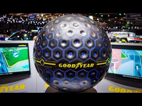 The Future Tire by Goodyear - It's a SPHERE ! Goodyear Eagle 360 Urban