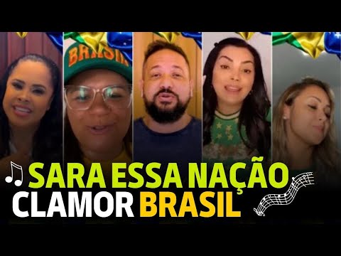 DEUS Sara Essa Nação - Cantores GOSPEL: Cassiane, Paulo Neto, Bruna Karla, Maria Marçal e Mais