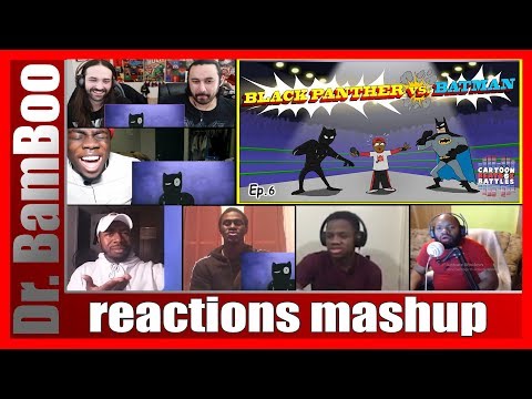 Black Panther vs Batman - Cartoon Beatbox Battles REACTIONS MASHUP