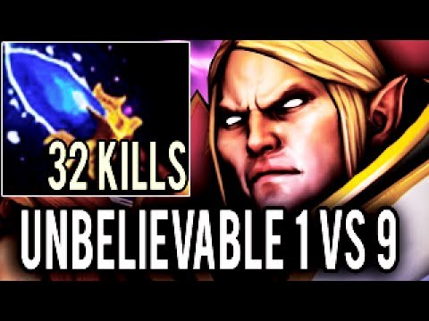 Unreal 1 vs 9 SumiYa Best Invoker Gameplay Epic Perfect Game WTF Dota 2