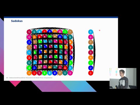 Video Thumbnail: Mega-Knowledgecamp 2025 - Datenschutzfreundliche Telemetrie mit Multi-Party Computation