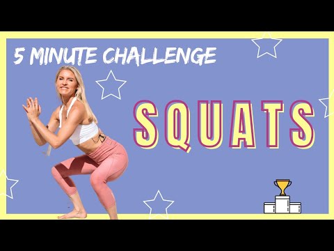 SQUAT CHALLENGE - lower body tone (no equipment)