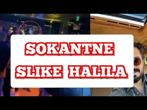 HALIL JE UHVACEN NA ZABAVI - SOKANTNE SLIKE