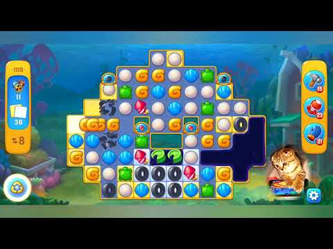 Fishdom 2022, no Boosters,  1118  level  -  прохождение без бустеров,  1118  уровень.