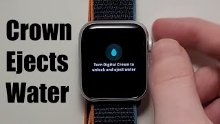 Apple Watch How to Remove Water & Turn Off Digital Crown