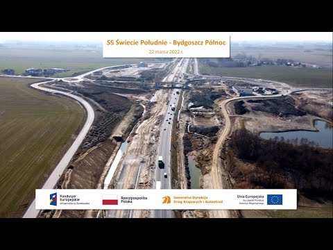 S5 Świecie Południe - Bydgoszcz Północ, marzec 2022 r.