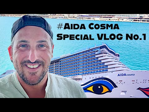 AIDAcosma Vlog Part 1 🚢 Embarkation in Mallorca, exploring the ship & first day at sea | AIDA Cru...