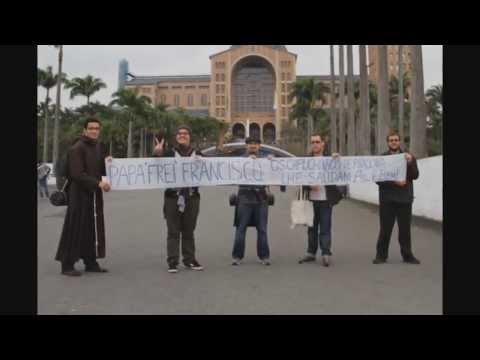 franciscanos capuchinhos missa com papa