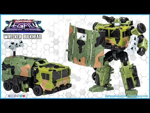 Amazon Exclusive! "Wreck 'n rule!" #Transformers: Legacy Wreckers Voyager Bulkhead | HNE Toys