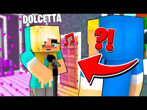 DOLCETTA CANTA PER SBRISER!! - Famiglia su Minecraft #50