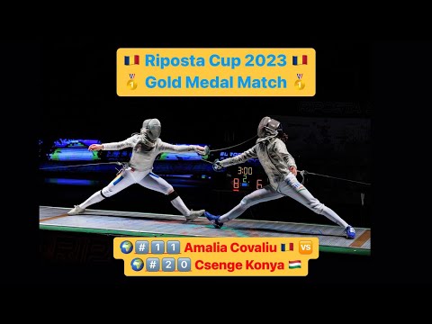 Riposta Cup 2023 CWS - GOLD - Amalia Covaliu ROU v Csenge Konya HUN