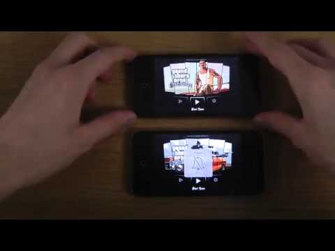 GTA San Andreas iPhone 4 iOS 7 vs  iPhone 4 iOS 6   Loading Time Speed Test