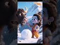 Lord Shiva Playing With Nandi 3D Divine Short Youtubeshorts Pixarstyle 3danimation