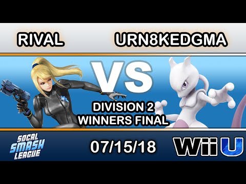 SCSL - Rival (Zero Suit) Vs. Ur-n8kedgrandma (Mewtwo) Winners Finals - Smash 4