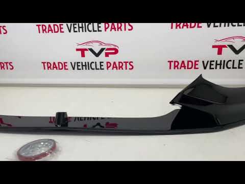 Fits BMW 1 Series F20 F21 Facelift 2015-2019 Front Splitter Gloss Black video