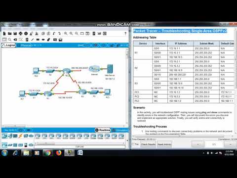10.2.2.3 Packet Tracer - Troubleshooting Single-Area OSPFv2