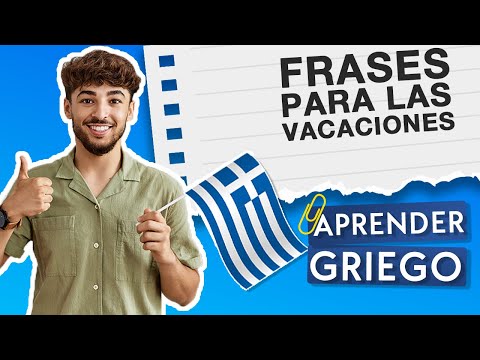 60 FRASES PARA LAS VACACIONES 🇬🇷 APRENDER GRIEGO