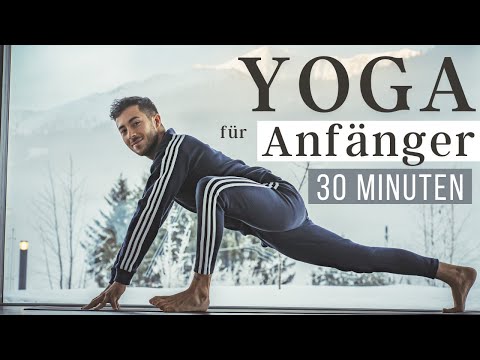 YOGA FÜR ANFÄNGER - 30 Minuten ganze Einheit auf Deutsch