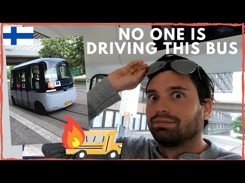 Robot buses in Helsinki-Finland??