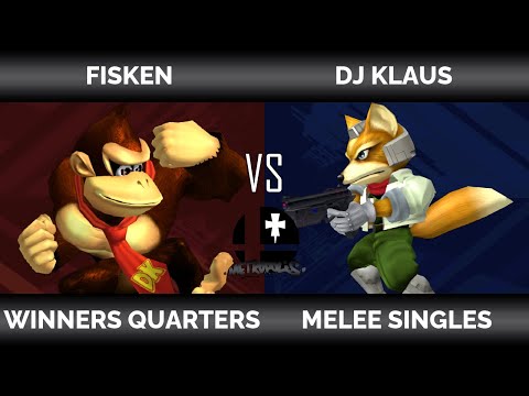 MetroSmash #9: SSBM – Winners Quarters — Fisken (Donkey Kong) vs DJ Klaus (Fox)
