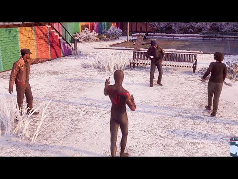 Marvel's Spider-Man: Miles Morales - NPC Snowball Fight