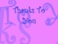 Thanks To You Tyler Collins Lyrics