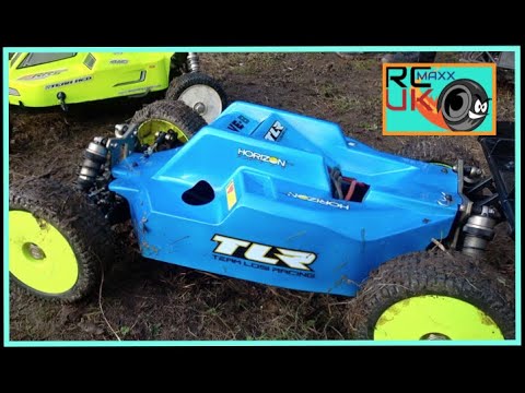 Brushless converted Losi 5B on track