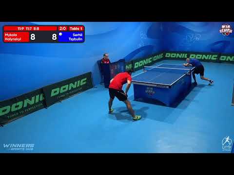 16:30 Mykola Halynskyi 3-0 Serhii Tsybulin West 3 WIN CUP 31.10.2022 | TABLE TENNIS WINCUP