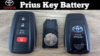 Toyota Prius - How To Change Remote Fob Key Battery 2016 - 2022 Remove Replace Prius Key Batteries