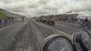 preview picture of video 'Rockingham Dragway CB 750 #1'