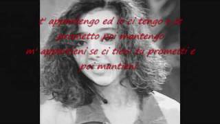 Ambra Angiolini -  t&#39; appartengo + TESTO