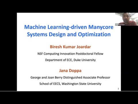 ESWEEK 2021 Education - Machine Learning for  Manycore System Design and Optimization