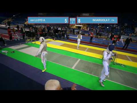 T32. INGARGIOLA Francesco (ITA) - LLOYD Alexander (GBR). Foil men.