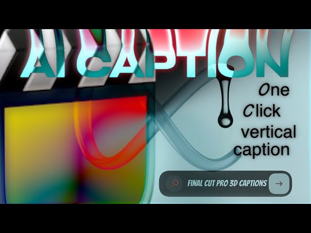 Auto Vertical Captions in Final Cut Pro - Caption Cut Pro Vertical Stack Mode