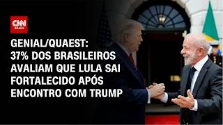 Vídeo: Quaest: Para 37%, Lula sai fortalecido após reunião com Trump | BASTIDORES CNN