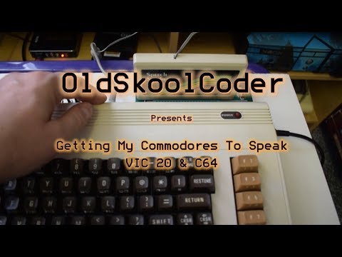 Getting My Commodores to Speak VIC20 and C64