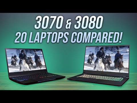 RTX 3070 & 3080 Compared With 20 Laptops In 10 Games!