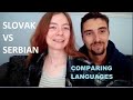 SLOVAK VS SERBIAN - comparing languages - Slavic languages - West Slavic and South Slavic