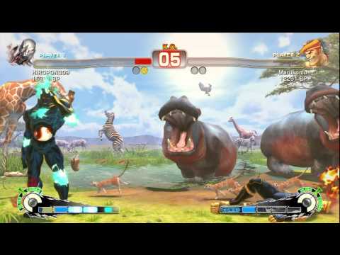 SSF4: HIROPON (Seth) VS Marukomu (Adon)