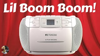 Retekess TR621 CD SD AM FM TAPE Portable BoomBox Review