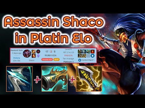 Shaco Jungle carrying Platin-Diamond Season 11 [League of Legends] Full Gameplay - Infernal Shaco