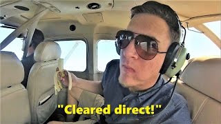 Flying Through RESTRICTED Airspace! Cessna 172 Rental Flight (with ATC)