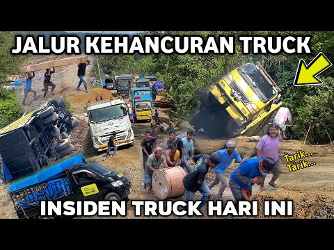 Nyaris Tertimpah Truck || Kejadian Paling Menakutkan Di Batu Jomba